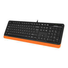 Клавиатура + мышь A4Tech Fstyler F1010 клав:черный/оранжевый мышь:черный/оранжевый USB Multimedia