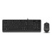 Клавиатура + мышь A4Tech Fstyler F1010 клав:черный/серый мышь:черный/серый USB Multimedia
