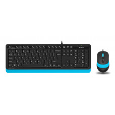 Клавиатура + мышь A4Tech Fstyler F1010 клав:черный/синий мышь:черный/синий USB Multimedia