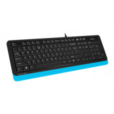 Клавиатура + мышь A4Tech Fstyler F1010 клав:черный/синий мышь:черный/синий USB Multimedia