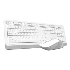 Клавиатура + мышь A4Tech Fstyler FG1010 клав:белый/серый мышь:белый/серый USB беспроводная Multimedia