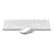 Клавиатура + мышь A4Tech Fstyler FG1010 клав:белый/серый мышь:белый/серый USB беспроводная Multimedia