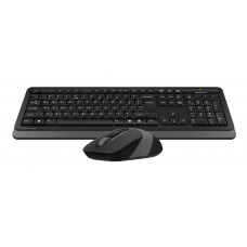 Клавиатура + мышь A4Tech Fstyler FG1010 клав:черный/серый мышь:черный/серый USB беспроводная Multimedia
