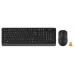 Клавиатура + мышь A4Tech Fstyler FG1012 клав:черный/серый мышь:черный USB беспроводная Multimedia (FG1012 BLACK)