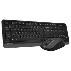 Клавиатура + мышь A4Tech Fstyler FG1012 клав:черный/серый мышь:черный USB беспроводная Multimedia (FG1012 BLACK)