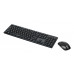 Клавиатура + мышь Оклик 240M клав:черный мышь:черный USB беспроводная slim Multimedia