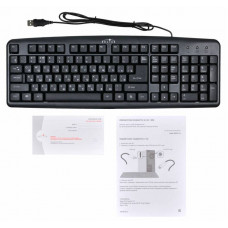 Клавиатура Оклик 100M HW3 черный USB (654570)