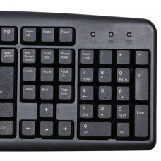 Клавиатура Оклик 100M HW3 черный USB (654570)
