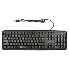 Клавиатура Оклик 130M черный USB (337077)
