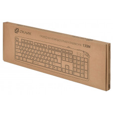 Клавиатура Оклик 130M черный USB (337077)
