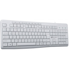Клавиатура Оклик 305M белый USB Multimedia (1875227)