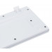 Клавиатура Оклик 420MRL белый USB slim Multimedia LED