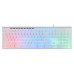 Клавиатура Оклик 490ML белый USB slim Multimedia LED