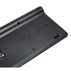 Клавиатура Оклик 490ML черный USB slim Multimedia LED