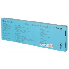 Клавиатура Оклик 500M белый USB slim Multimedia