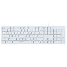 Клавиатура Оклик 550ML белый USB slim Multimedia LED