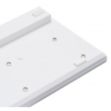 Клавиатура Оклик 550ML белый USB slim Multimedia LED