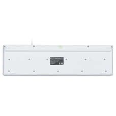 Клавиатура Оклик 550ML белый USB slim Multimedia LED