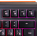 Клавиатура Оклик 717G BLACK DEATH черный/оранжевый USB Multimedia for gamer LED (476395) кабель 1.5м