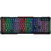 Клавиатура Оклик 717G BLACK DEATH черный/оранжевый USB Multimedia for gamer LED (476395) кабель 1.5м
