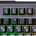 Клавиатура Оклик 717G BLACK DEATH черный/оранжевый USB Multimedia for gamer LED (476395) кабель 1.5м