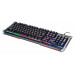 Клавиатура Оклик 717G BLACK DEATH черный/оранжевый USB Multimedia for gamer LED (476395) кабель 1.5м