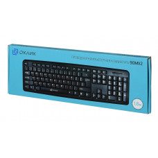 Клавиатура Оклик 90MV2 черный USB (1185967)
