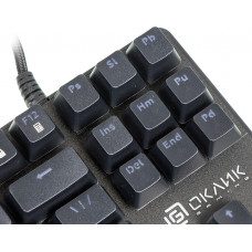 Клавиатура Оклик 969G SHOTGUN механическая черный USB Multimedia for gamer LED
