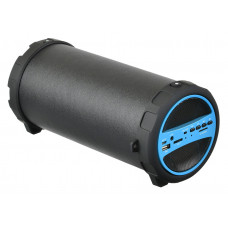 Колонка порт. Hyundai H-PAC220 черный/голубой 10W 1.0 BT/3.5Jack/USB