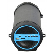 Колонка порт. Hyundai H-PAC220 черный/голубой 10W 1.0 BT/3.5Jack/USB