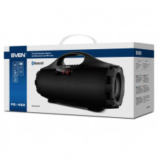 Колонка порт. Sven PS-460 черный 18W 1.0 BT/USB 10м 1800mAh