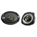 Колонки автомобильные JVC CS-DR693HP 600Вт 85дБ 4Ом 15x23см (6x9дюйм) (ком.:2кол.) коаксиальные трехполосные