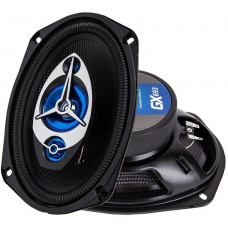 Колонки автомобильные Kicx GX-693 200Вт 92дБ 4Ом 15x23см (6x9дюйм) (ком.:2кол.) коаксиальные трехполосные