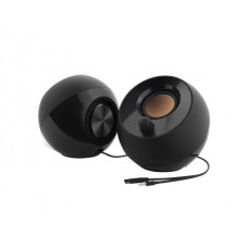 Колонки Creative PEBBLE MF1680 2.0 черный 4.4Вт