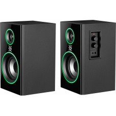 Колонки Defender Solar 20 2.0 черный 20Вт BT беспроводные BT