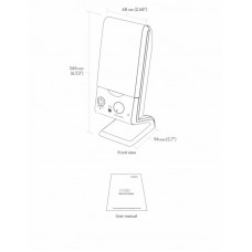 Колонки Edifier M1250 2.0 черный 1.2Вт