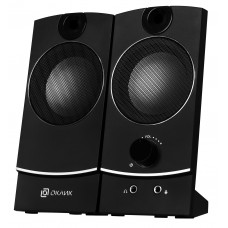 Колонки Оклик OK-118 2.0 черный 4Вт