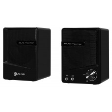 Колонки Оклик OK-126 2.0 черный 6Вт