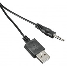 Колонки Оклик OK-127 2.0 черный 6Вт