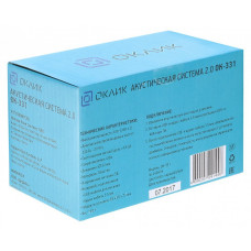 Колонки Оклик OK-331 2.0 черный 6Вт