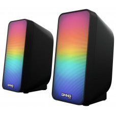 Колонки Оклик OK-350 2.0 черный 8Вт BT портативные