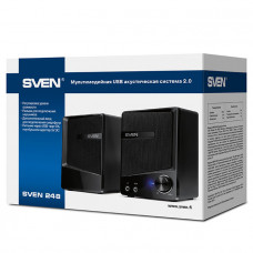 Колонки Sven 248 2.0 черный 6Вт