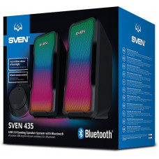 Колонки Sven 435 2.0 черный 10Вт BT