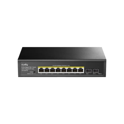 Коммутатор Cudy GS1008PS2 (L2) 8x1Гбит/с 2SFP 8PoE+ 120W неуправляемый