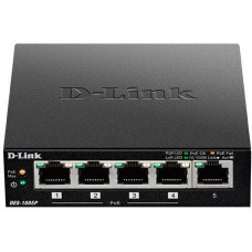 Коммутатор D-Link DES-1005P/B1A 5x100Мбит/с 4PoE 60W неуправляемый