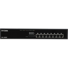 Коммутатор D-Link DGS-1008MP/B1A 8x1Гбит/с 8PoE+ 125W неуправляемый