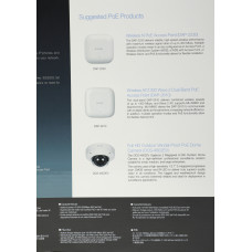 Коммутатор D-Link DGS-1008MP/B1A 8x1Гбит/с 8PoE+ 125W неуправляемый