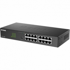 Коммутатор D-Link DGS-1016D/J1A 16x1Гбит/с неуправляемый