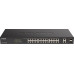 Коммутатор D-Link DGS-1100-26MPV2/A3A (L2) 24x1Гбит/с 2xКомбо(1000BASE-T/SFP) 24PoE 370W управляемый