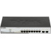 Коммутатор D-Link DGS-1210-10/F1A 8x1Гбит/с 2SFP управляемый